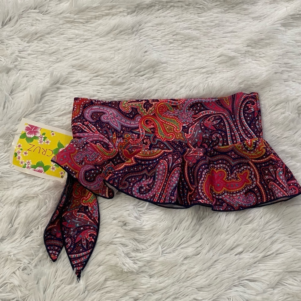 Cruz Girls Ruffle Sarong Cover Morocco Size 6-6X